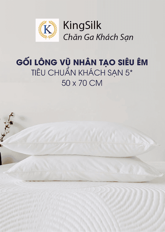 Banner gối lông vũ
