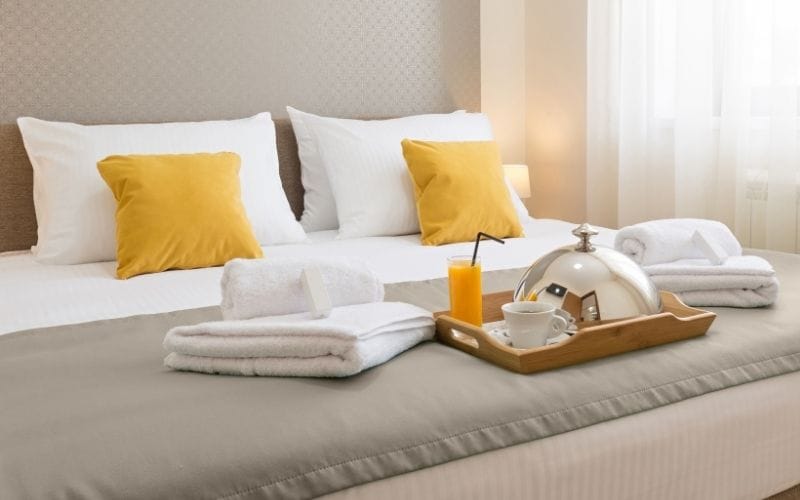 chăn ga gối đệm cho nhà nghỉ