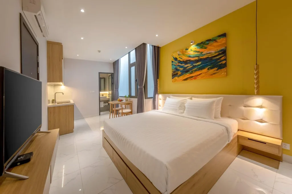 chăn ga gối đệm cho khách sạn